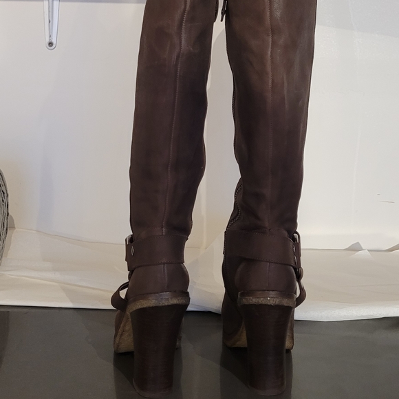 Sexy Donal J Pilner over the knee peep toe boots - Picture 7 of 15